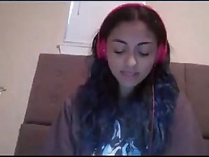Skype girl dripping and cums